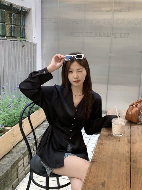 Women High Quality Satin Tops